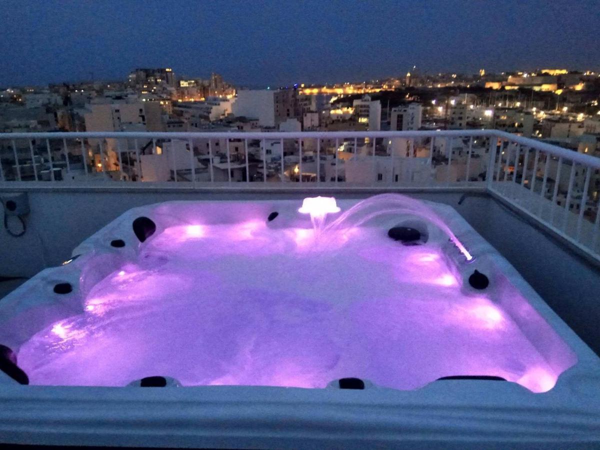 Wonderful Apartments With Shared Jacuzzi And Panorama Rooftop Gzira Dış mekan fotoğraf