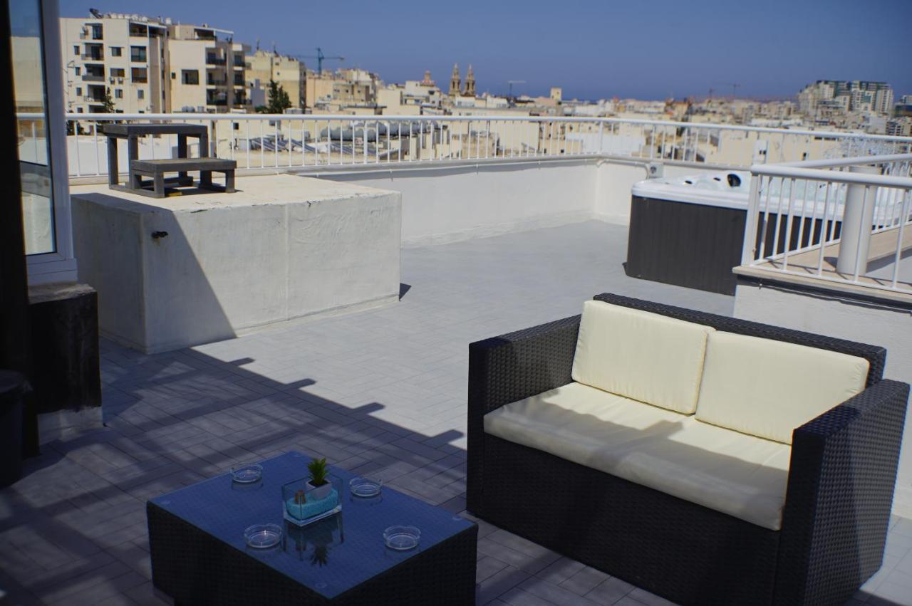 Wonderful Apartments With Shared Jacuzzi And Panorama Rooftop Gzira Dış mekan fotoğraf
